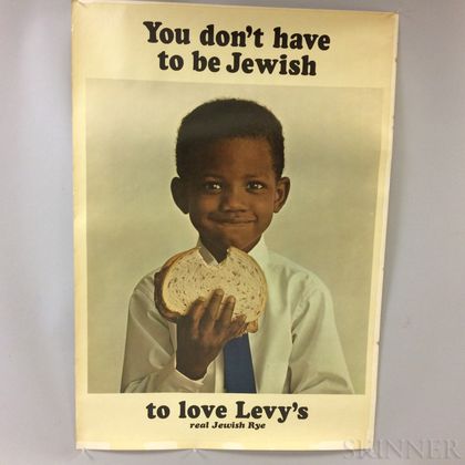 Two Levy's Rye Bread Posters