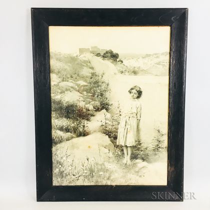 Framed Collotype Reproduction After William Ladd Taylor (American, 1854-1926)