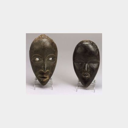 Two African Carved Wood Masks