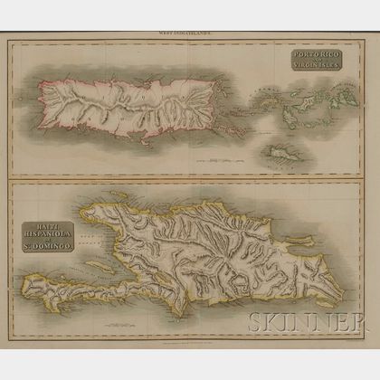 Scottish Engraved Map of the West-Indies