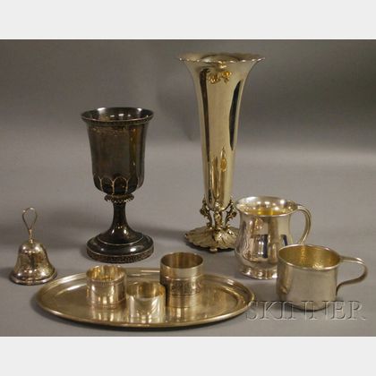 Miscellaneous Group of Sterling Silver Tableware
