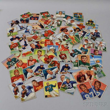 Group of Early Bowman and Topps Baseball and Football Cards