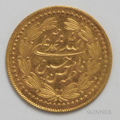 Uncirculated Islamic Gold Coin. Estimate $100-200