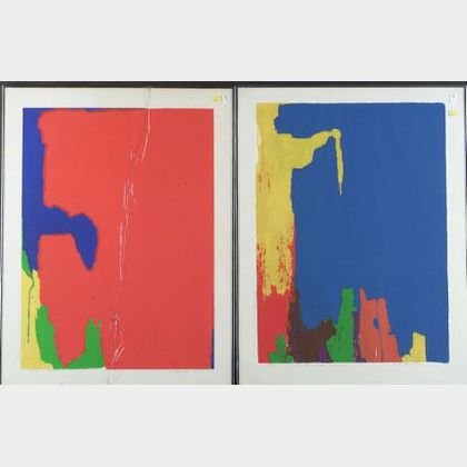 Jack Larned (American, b. 1920) Lot of Two Abstracts.