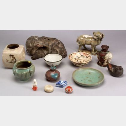 Fourteen Ceramic Items