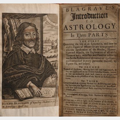 Blagrave, Joseph (1610-1682) Blagrave's Introduction to Astrology