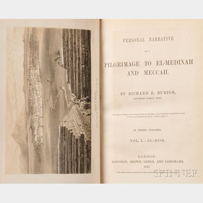 Burton, Richard F. (1821-1890) Personal Narrative of a Pilgrimage to El-Medinah and Meccah
