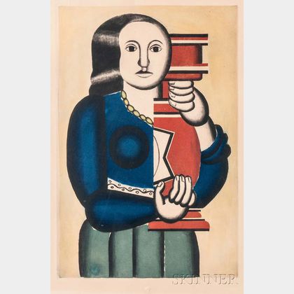 Jacques Villon (French, 1875-1963),After Fernand Léger (French, 1881-1955) Femme a la cruche
