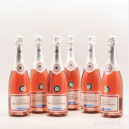 Charles de Cazanove Rose Champagne NV, 6 bottles 