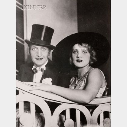 Lot of Three Photographs of Marlene Dietrich: German School, 20th Century, Marlene on the Stairs