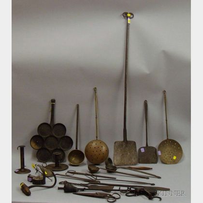 Group of Metal Hearth and Domestic Items