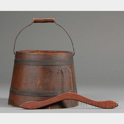 Wooden Pail and a Shaker Clothes Hanger