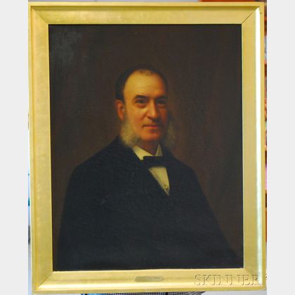 Carnig Eksergian (Armenian/American, 1855-1931) Portrait of a Man (Joseph McKean Gibbens)