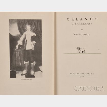 Woolf, Virginia (1882-1941) Orlando