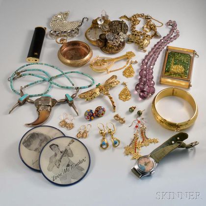 Group of Assorted Costume Jewelry and Accessories