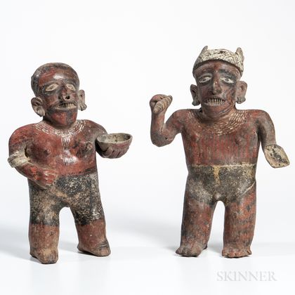 Pair of Nayarit Male and Female Figures