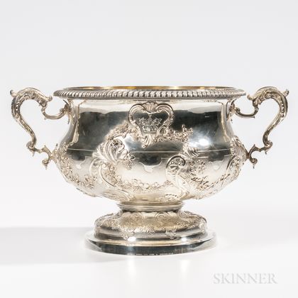 Victorian Sterling Silver Punch Bowl