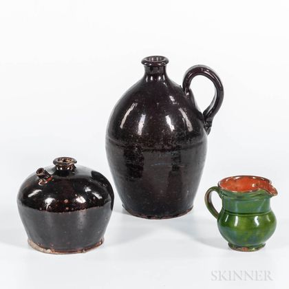 Three American Pottery Items