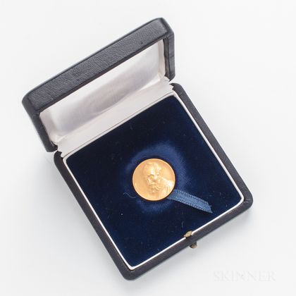 1969 Banca D'Italia 125th Anniversary 22kt Gold Medal