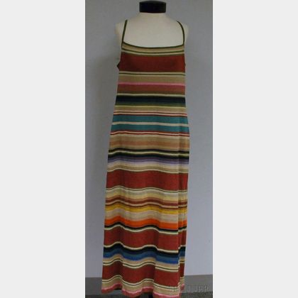 Ralph Lauren Sport Striped Knitted Linen Dress