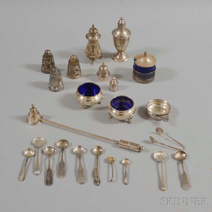 Approximately Twenty Pieces of Sterling Silver Tableware