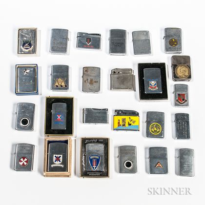 Group of Military Lighters