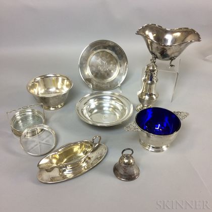 Ten Pieces of Sterling Silver Tableware
