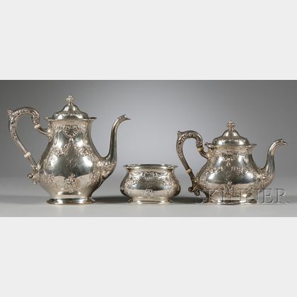 Gorham Three-Piece Sterling Silver Tea and Coffee Service