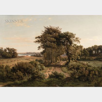 Louis Gurlitt (German, 1812-1897) Landscape with River