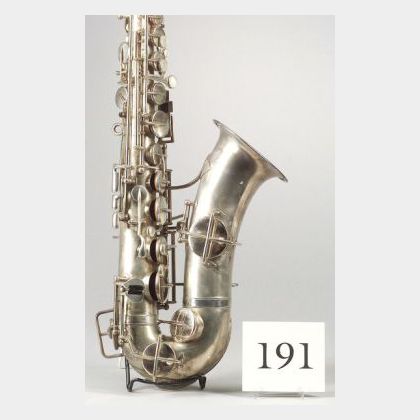 Modern American Alto Saxophone, Martin Band Instrument Company, Elkhart, 1920