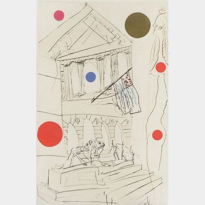 Salvador Dali (Spanish, 1904-1989) Visions of Chicago/