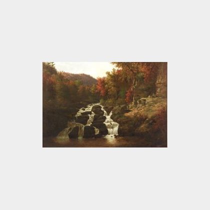 Joseph Rusling Meeker (American, 1827-1889) Forest Stream