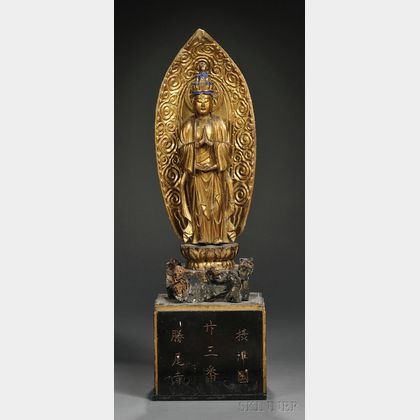 Giltwood Buddha