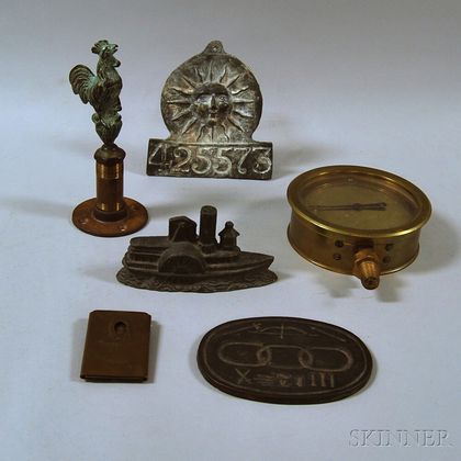 Group of Decorative Metal Objects