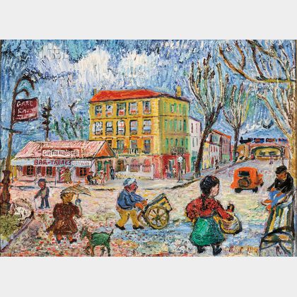 David Davidovich Burliuk (Ukrainian, 1882-1967) House of Van Gogh