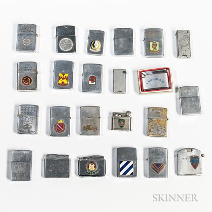 Group of Military Lighters