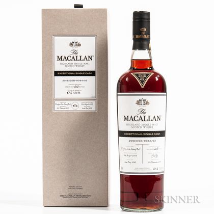Macallan Exceptional Single Cask 14 Years Old 2003, 1 750ml bottle (oc) 