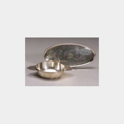 Two Arts & Crafts-style Sterling Silver Tablewares