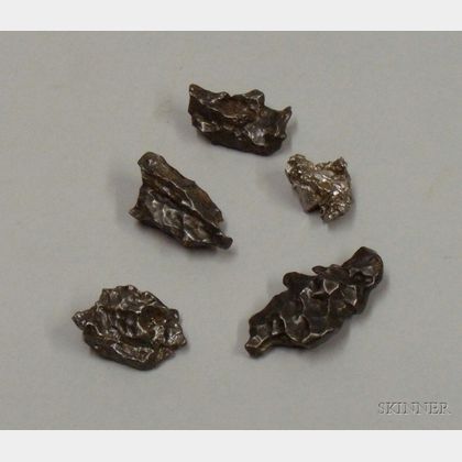 Five Metal Meteorites. 