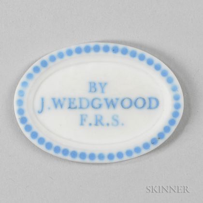 Wedgwood Jasper Pyrometer Medallion