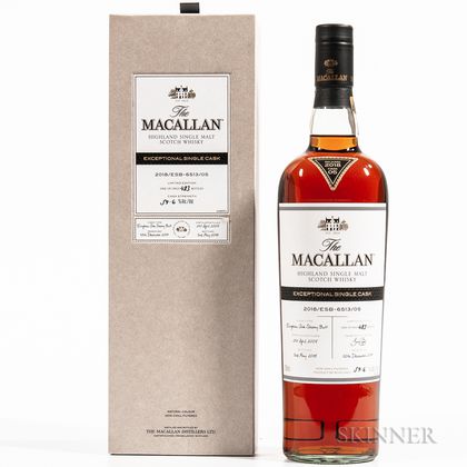 Macallan Exceptional Single Cask 13 Years Old 2005, 1 750ml bottle (oc) 