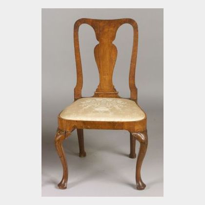 George I Walnut Side Chair