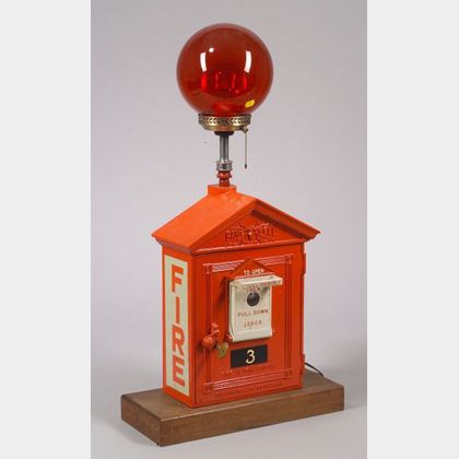Gamewell Cast-Iron Fire Alarm Box