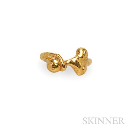 22kt Gold Figural Ring, Jean Mahie