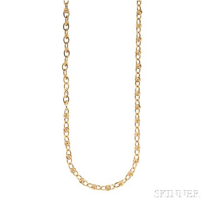 18kt Gold Necklace, Italy