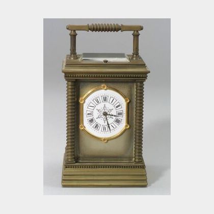 Bronze Half Striking Repeating Carriage Clock
