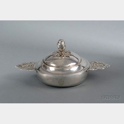 French Silver Covered Ecuelle