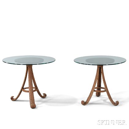 Two Grosfeld-style Occasional Tables 
