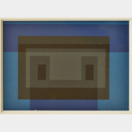 Josef Albers or After (German/American, 1888-1976) Untitled