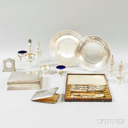 Twenty-three Miscellaneous Sterling Silver Table Items